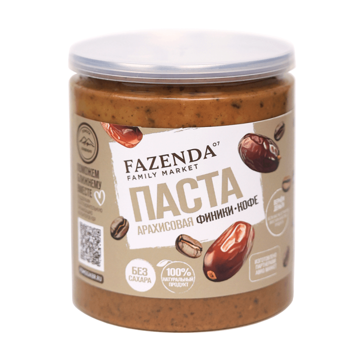 Арахисовая паста финики кофе